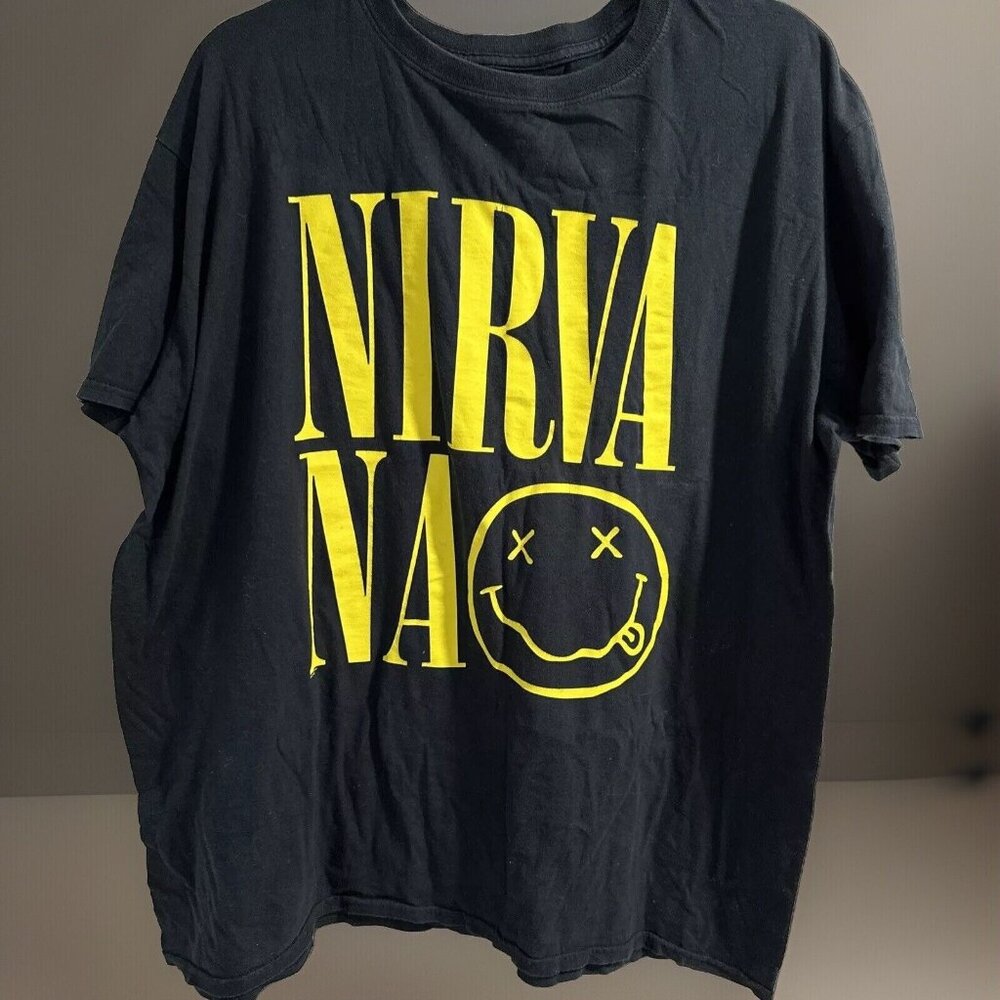 Nirvana - 2016‎ Black Band Shirt Men’s XL 100% Cotton